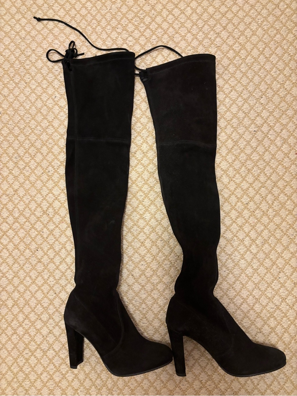 Stuart Weitzman suede over knee boots